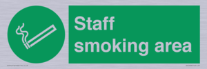 Staff smoking area